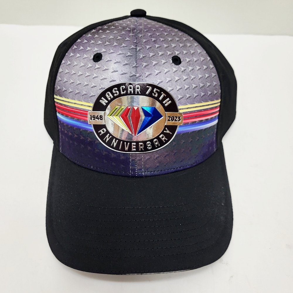 2023 NASCAR 75th Anniversary Cap Adjustable One Size Black New Era